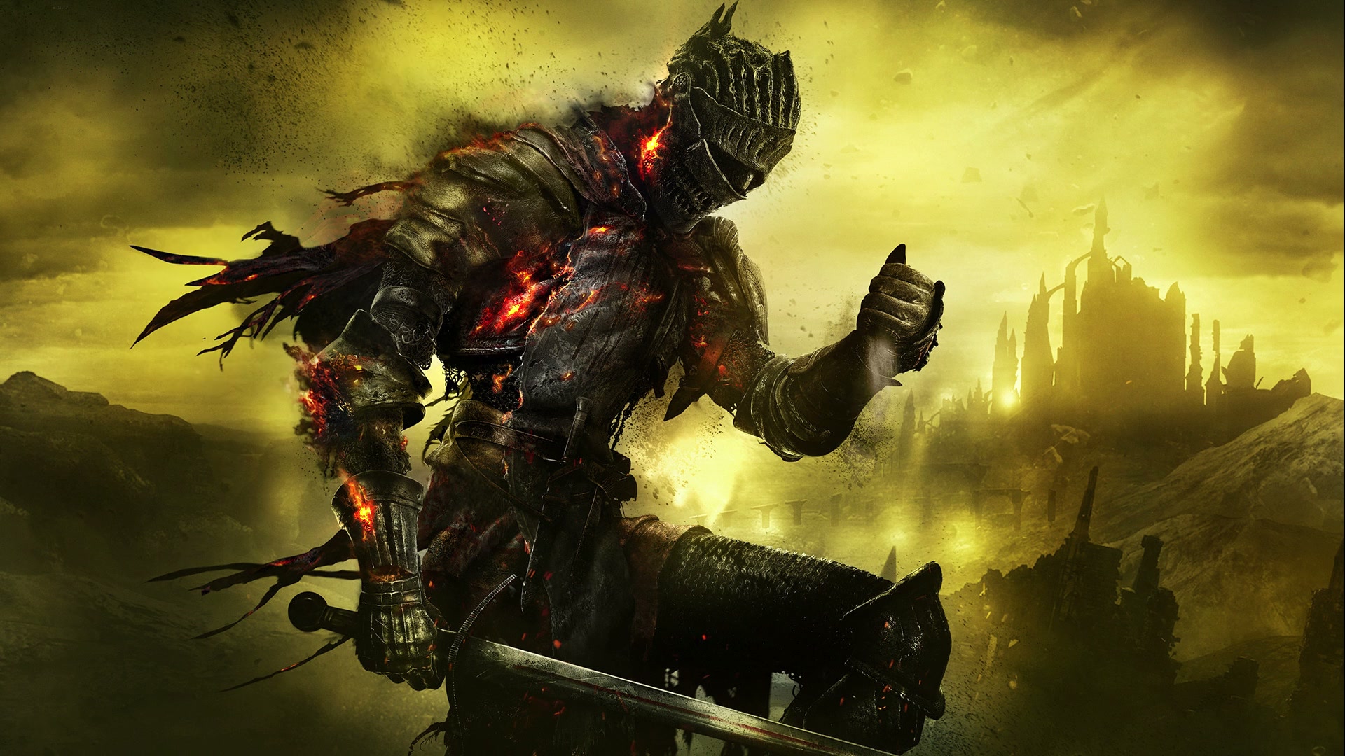 First-frame preview of the Dark Souls III animated CC Theme